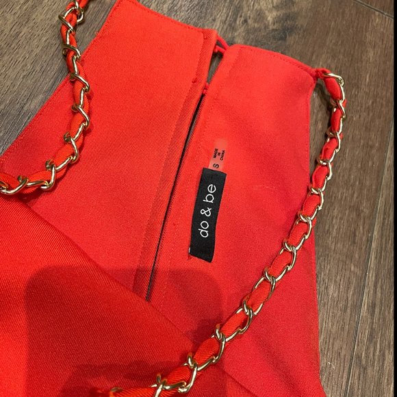 Elegant women's jumpsuit, with gold chain shoulder, size s/m, high quality - Picture 5 of 7